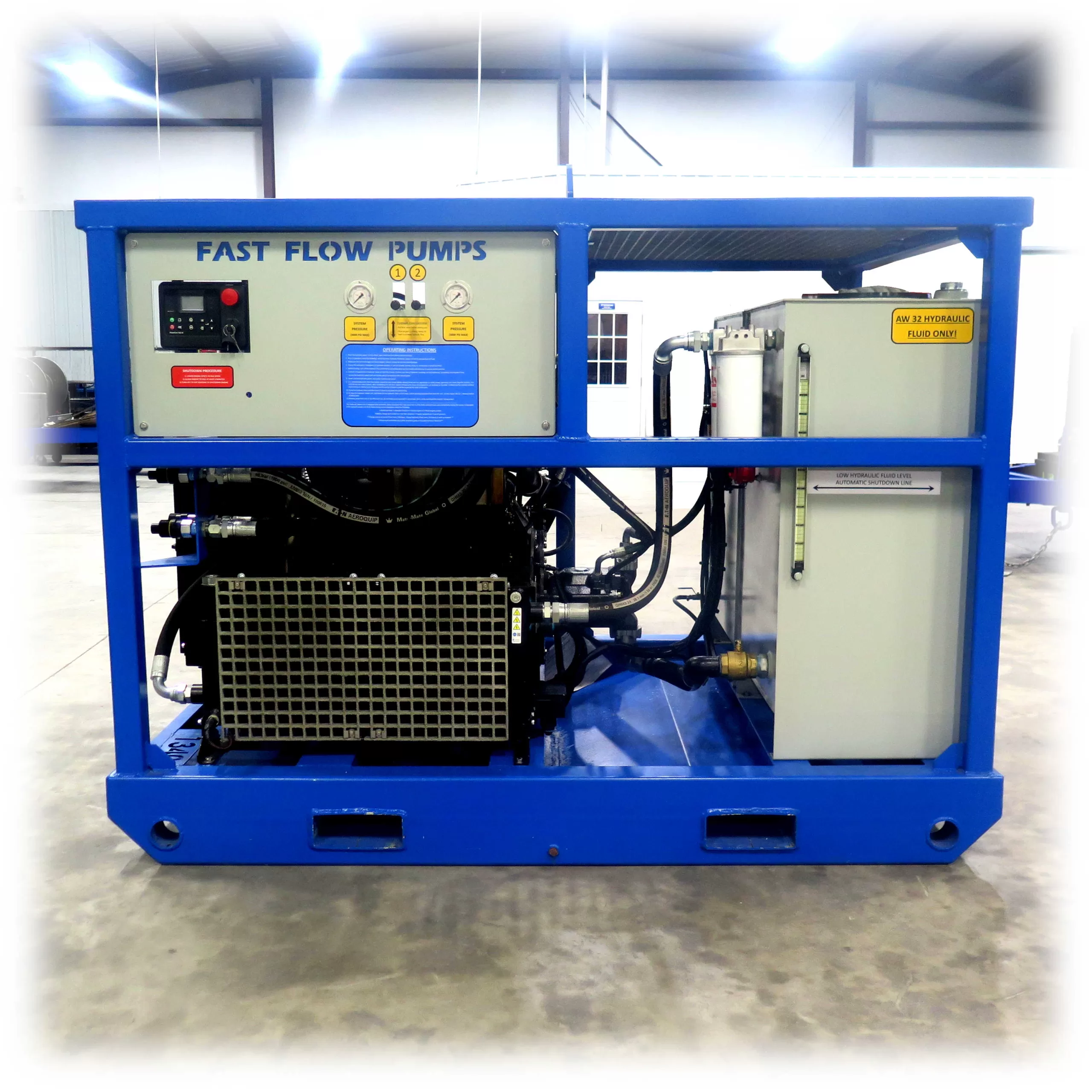 Custom Hydraulic Power Units - Fast Flow Pumps